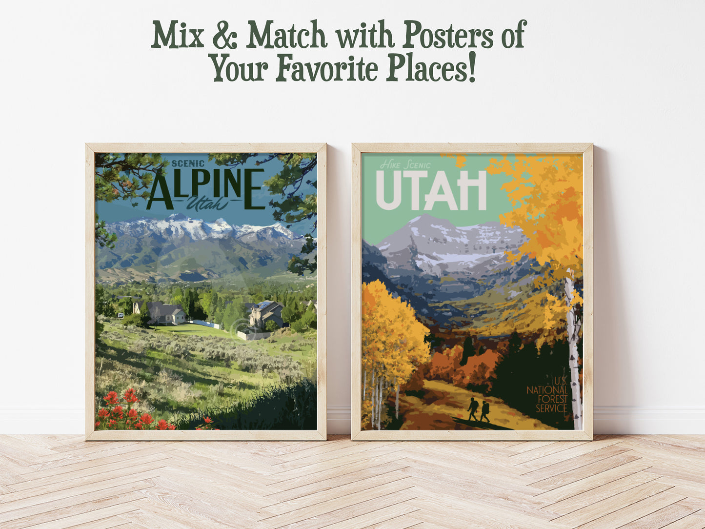 Alpine Utah Lone Peak Mountain Print