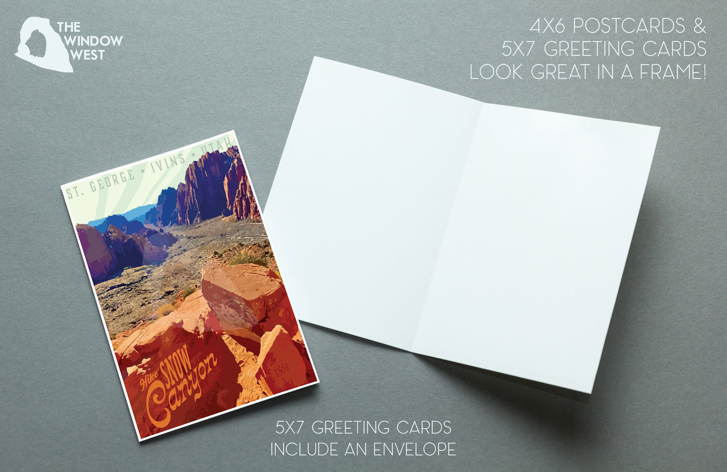 Snow Canyon, St George Utah Print
