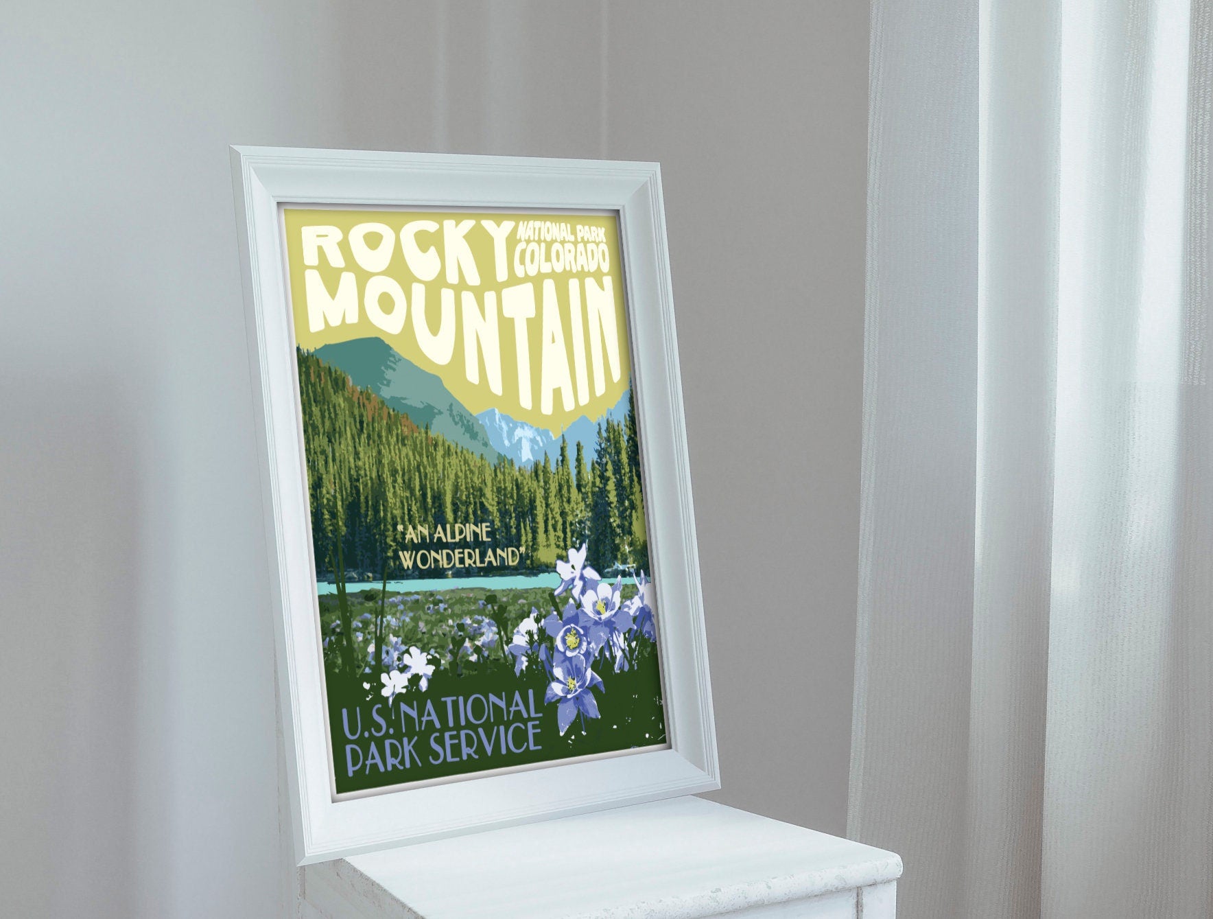 USA, Colorado, Rocky Mountain Nati - Canvas Art Print