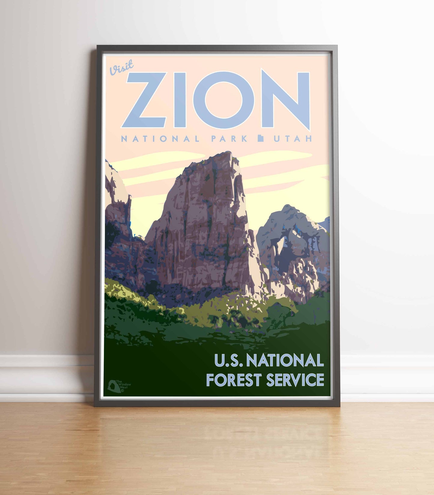Utah Redrocks National Park Prints, Zion National Park Poster, Bryce Canyon National Park Poster, Arches National Park Poster, Three Print Value Set