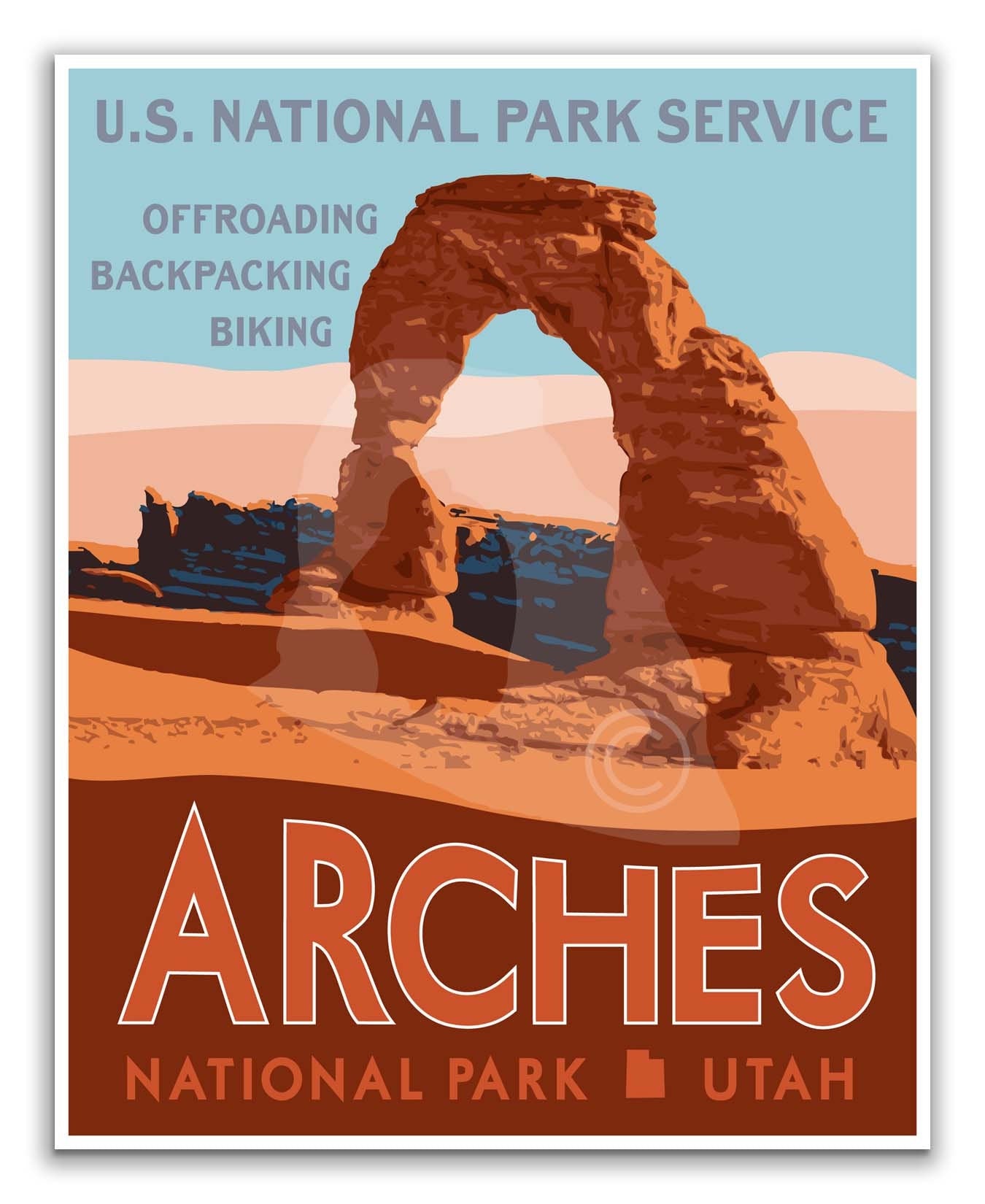 Utah Redrocks National Park Prints, Zion National Park Poster, Bryce Canyon National Park Poster, Arches National Park Poster, Three Print Value Set