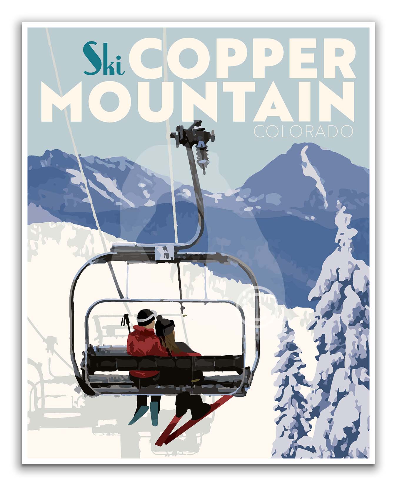 Ski Travel Prints, Sundance Poster, Park City Poster, Copper Mountain Poster, Ski Vintage Style Travel Art, Three Print Value Set